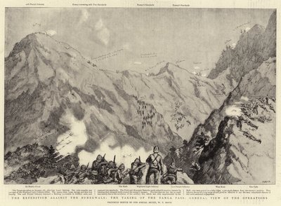 The Expedition against the Bunerwals, the Taking of the Tanga Pass, General View of the Operations by William T. Maud